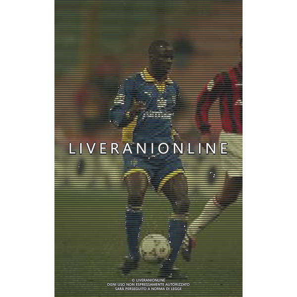 18-02-1998 MILANO- COPPA ITALIA TIM MILAN PARMA 0-0 NELLA FOTO LILIAN THURAM AG ALDO LIVERANI SAS