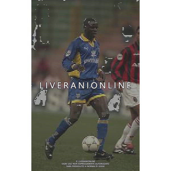 18-02-1998 MILANO- COPPA ITALIA TIM MILAN PARMA 0-0 NELLA FOTO LILIAN THURAM AG ALDO LIVERANI SAS