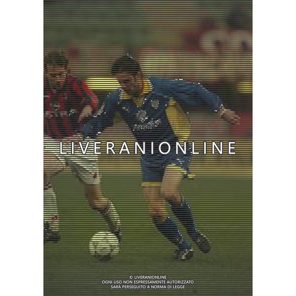 18-02-1998 MILANO- COPPA ITALIA TIM MILAN PARMA 0-0 NELLA FOTO STEFANO FIORE AG ALDO LIVERANI SAS