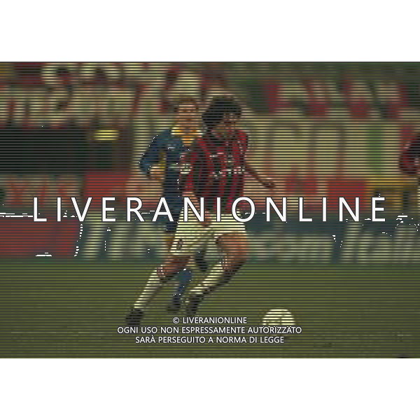 18-02-1998 MILANO- COPPA ITALIA TIM MILAN PARMA 0-0 NELLA FOTO DEMETRIO ALBERTINI AG ALDO LIVERANI SAS