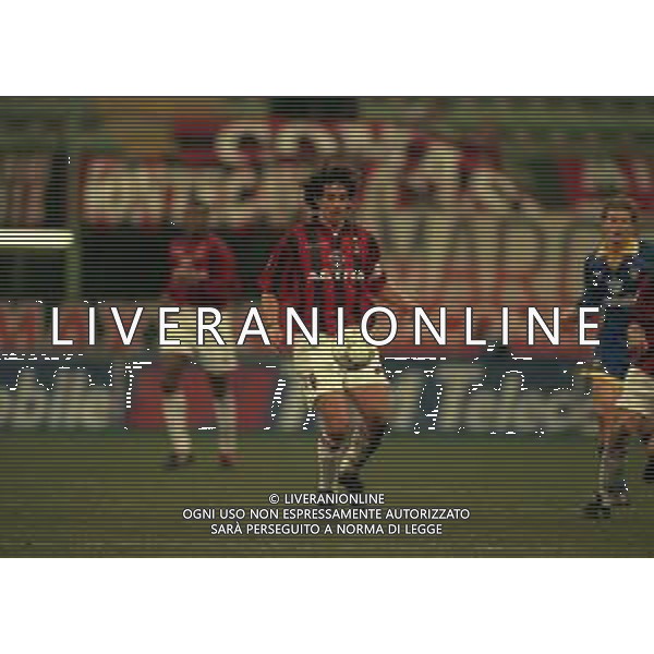 18-02-1998 MILANO- COPPA ITALIA TIM MILAN PARMA 0-0 NELLA FOTO DEMETRIO ALBERTINI AG ALDO LIVERANI SAS