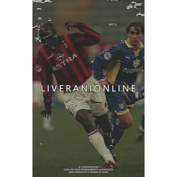 18-02-1998 MILANO- COPPA ITALIA TIM MILAN PARMA 0-0 NELLA FOTO GEORGE WEAH AG ALDO LIVERANI SAS