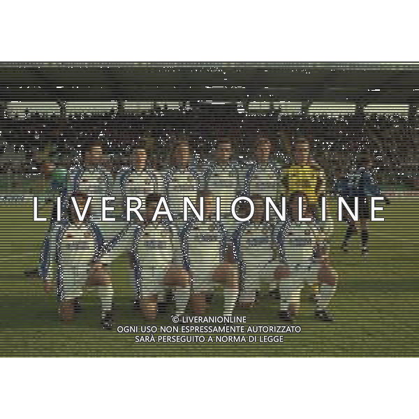 1998 FORMAZIONE COSENZA CALCIO NELLA FOTO LA FORMAZIONE DEL COSENZA CALCIO 1998-1999 AG ALDO LIVERANI SAS