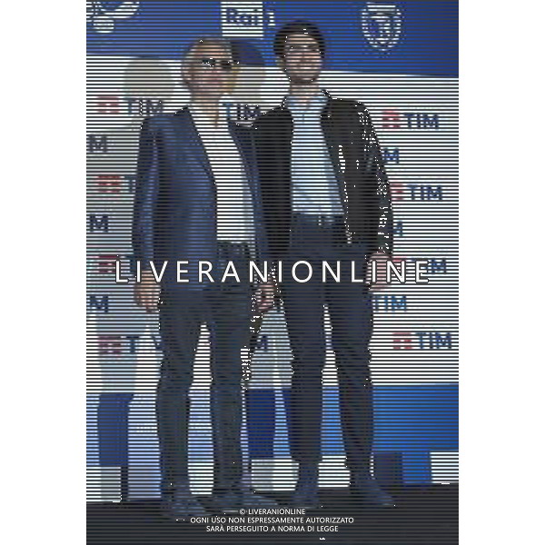 69mo Festival della Canzone Italiana Sanremo 2019 - Photocall Sanremo (Imperia) - 05.02.2019 Nella Foto: Andrea e Matteo Bocelli /Ph.Vitez-Ag. Aldo Liverani
