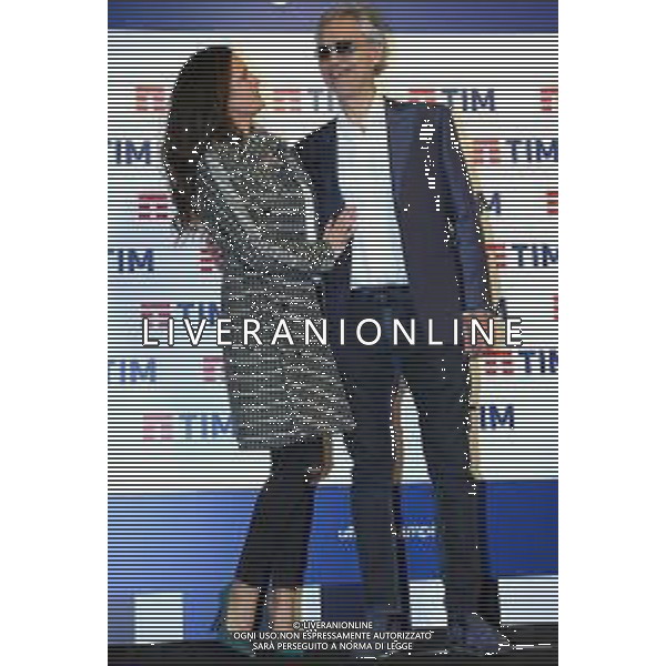 69mo Festival della Canzone Italiana Sanremo 2019 - Photocall Sanremo (Imperia) - 05.02.2019 Nella Foto: Andrea Bocelli e Veronica Berti /Ph.Vitez-Ag. Aldo Liverani
