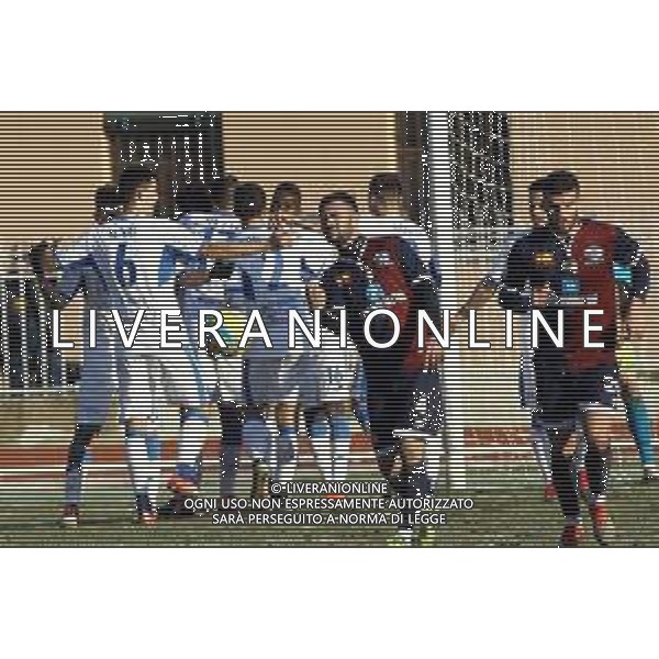 IMOLA 06 02 2019 COPPA ITALIA SERIE C IMOLESE CALCIO-CARRARESE NELLA FOTO DOPO GOL DI CARRARESE FOTO GIANNI SANNA-AG ALDO LIVERANI SAS