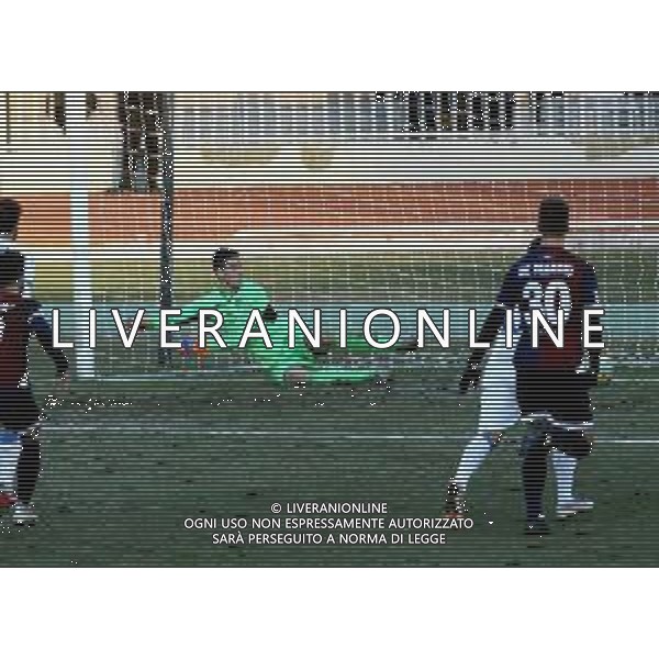 IMOLA 06 02 2019 COPPA ITALIA SERIE C IMOLESE CALCIO-CARRARESE NELLA FOTO GOL SU RIGORE DI BOCCARDI FILIPPO PORTIERE MAZZINI STEFANO FOTO GIANNI SANNA-AG ALDO LIVERANI SAS