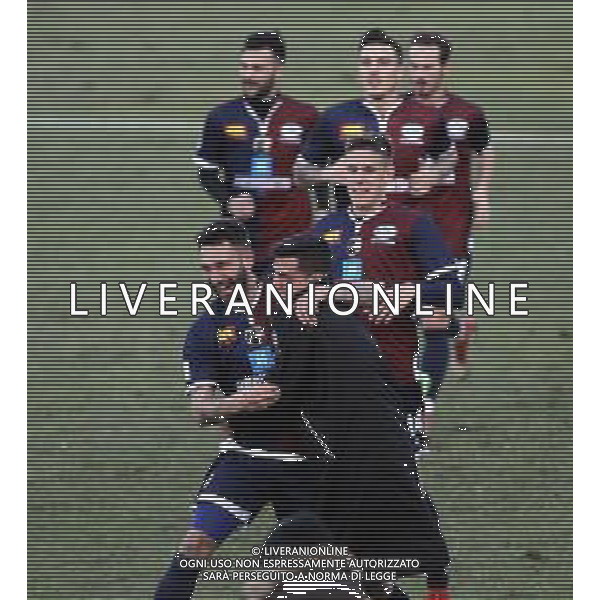 IMOLA 06 02 2019 COPPA ITALIA SERIE C IMOLESE CALCIO-CARRARESE NELLA FOTO IMOLESE CALCIO DOPO GOL DI FILIPPO BOCCARDI FOTO GIANNI SANNA-AG ALDO LIVERANI SAS