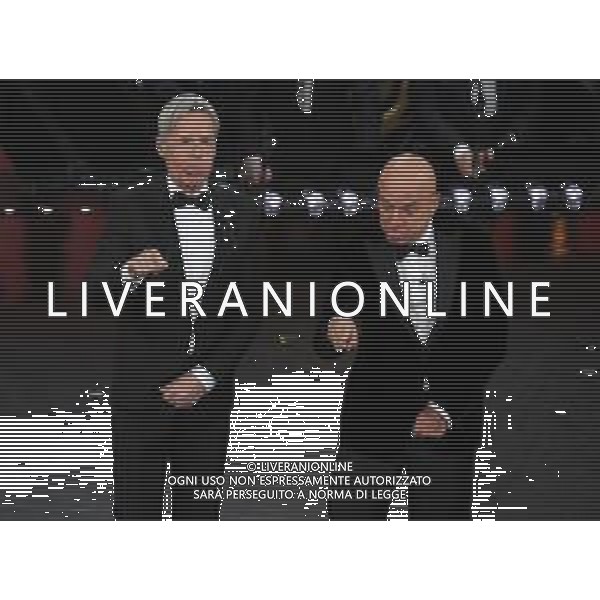 69mo Festival della Canzone Italiana Sanremo 2019 - Seconda Serata Sanremo (Imperia) - 06.02.2019 Nella Foto: Claudio Baglioni Claudio Bisio /Ph.Vitez-Ag. Aldo Liverani