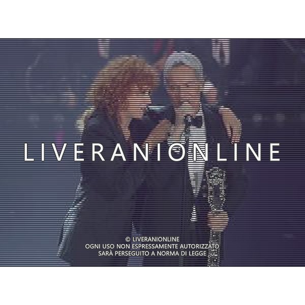 69mo Festival della Canzone Italiana Sanremo 2019 - Seconda Serata Sanremo (Imperia) - 06.02.2019 Nella Foto: Fiorella Mannoia Claudio Baglioni /Ph.Vitez-Ag. Aldo Liverani