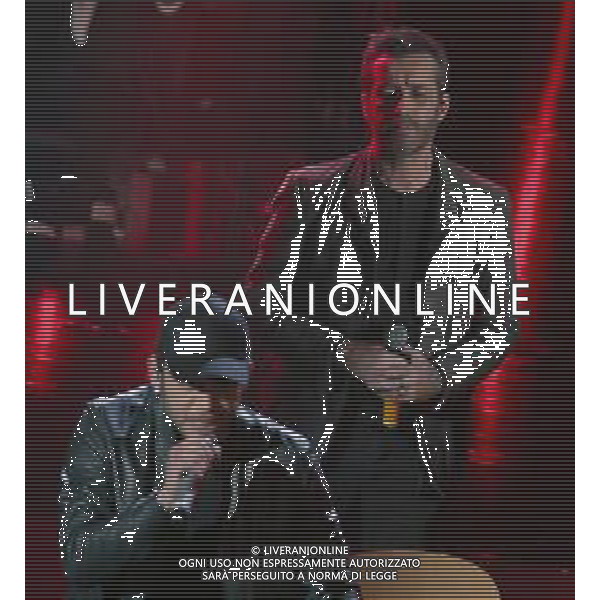 69mo Festival della Canzone Italiana Sanremo 2019 - Seconda Serata Sanremo (Imperia) - 06.02.2019 Nella Foto: Daniele Silvestri e Rancore /Ph.Vitez-Ag. Aldo Liverani
