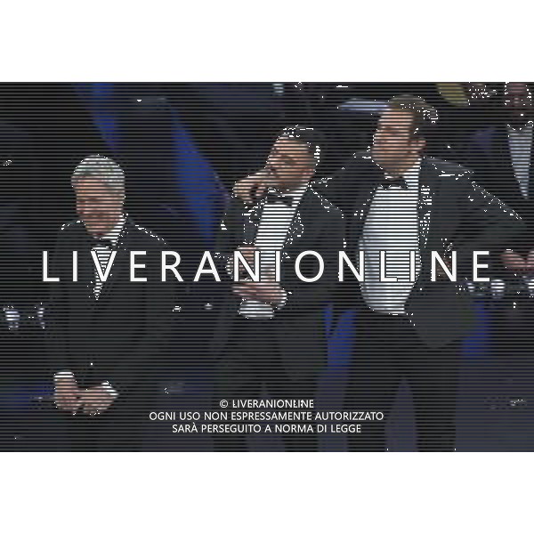69mo Festival della Canzone Italiana Sanremo 2019 - Seconda Serata Sanremo (Imperia) - 06.02.2019 Nella Foto: Pio e Amedeo Claudio Baglioni /Ph.Vitez-Ag. Aldo Liverani