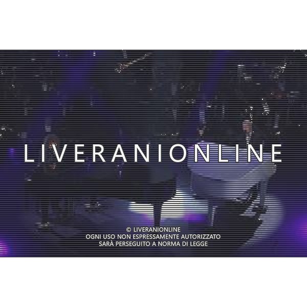 69mo Festival della Canzone Italiana Sanremo 2019 - Seconda Serata Sanremo (Imperia) - 06.02.2019 Nella Foto: Riccardo Cocciante Claudio Baglioni /Ph.Vitez-Ag. Aldo Liverani