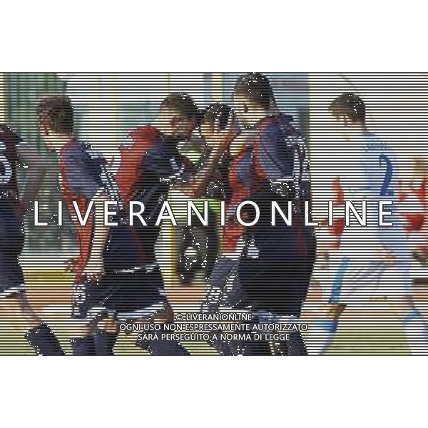 IMOLA 06 02 2019 COPPA ITALIA SERIE C IMOLESE CALCIO-CARRARESE 2-1 NELLA FOTO ESULTANZA FILIPPO BOCCARDI E GIUSEPPE GIOVINCO IMOLESE CALCIO ©SANNA / AGENZIA ALDO LIVERANI SAS