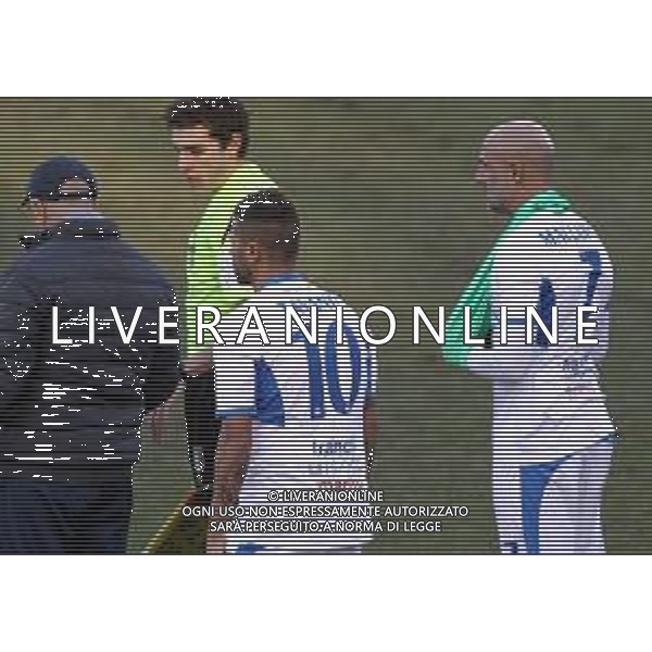IMOLA 06 02 2019 COPPA ITALIA SERIE C IMOLESE CALCIO-CARRARESE 2-1 NELLA FOTO FRANCESCO TAVANO E MACCARONE MASSIMO PRONTI PER ENTRARE CARRARESE CALCIO ©SANNA / AGENZIA ALDO LIVERANI SAS