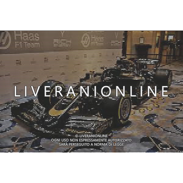 New livery on the Haas VF-18 with Rich Energy title sponsorship. 07.02.2019. Haas F1 Team Livery Unveil, The Royal Automobile Club, London, England. AG ALDO LIVERANI SAS-ONLY ITALY