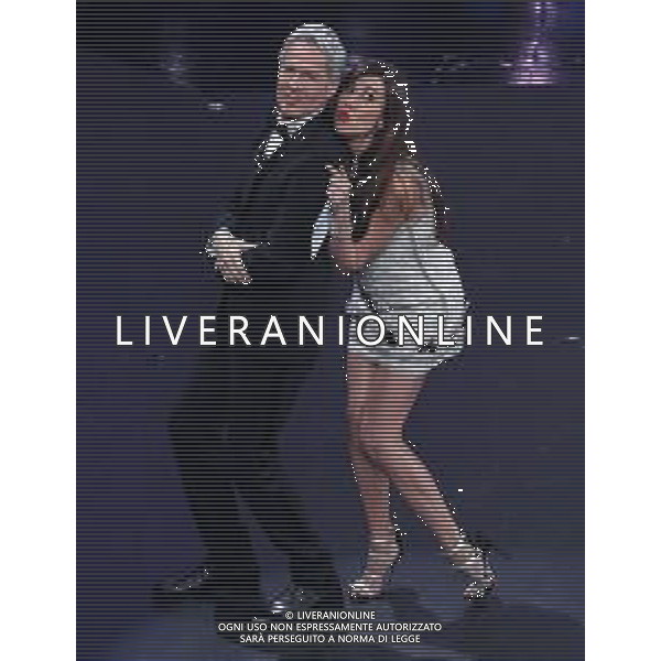 69mo Festival della Canzone Italiana Sanremo 2019 - Terza Serata Sanremo (Imperia) - 07.02.2019 Nella Foto: Claudio Baglioni Virginia Raffaele /Ph.Vitez-Ag. Aldo Liverani