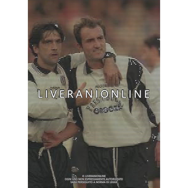 09-11-1997 CESENA-CAMPIONATO DI CALCIO SERIE C1 CESENA LIVORNO 4-0 NELLA FOTO MASSIMO GADDA E EMILIANO SALVETTI AG ALDO LIVERANI SAS