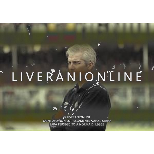 09-11-1997 CESENA-CAMPIONATO DI CALCIO SERIE C1 CESENA LIVORNO 4-0 NELLA FOTO PAOLO STRINGARA ALLENATORE LIVORNO CALCIO AG ALDO LIVERANI SAS