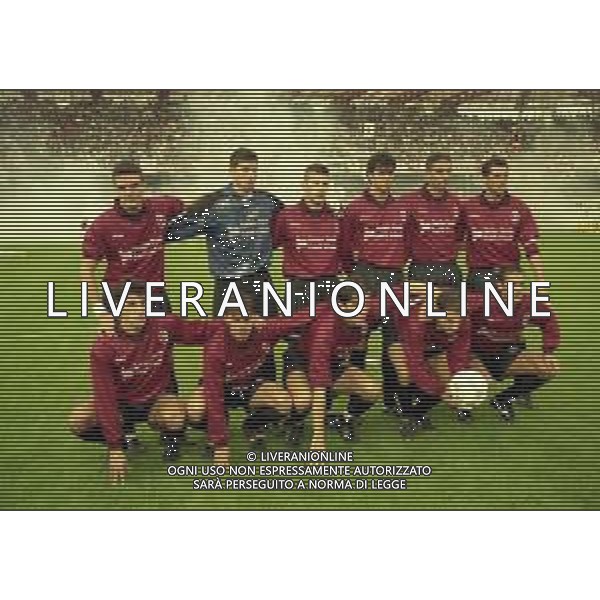 09-11-1997 CESENA-CAMPIONATO DI CALCIO SERIE C1 CESENA LIVORNO 4-0 NELLA FOTO FORMAZIONE LIVORNO 1997-1998 AG ALDO LIVERANI SAS