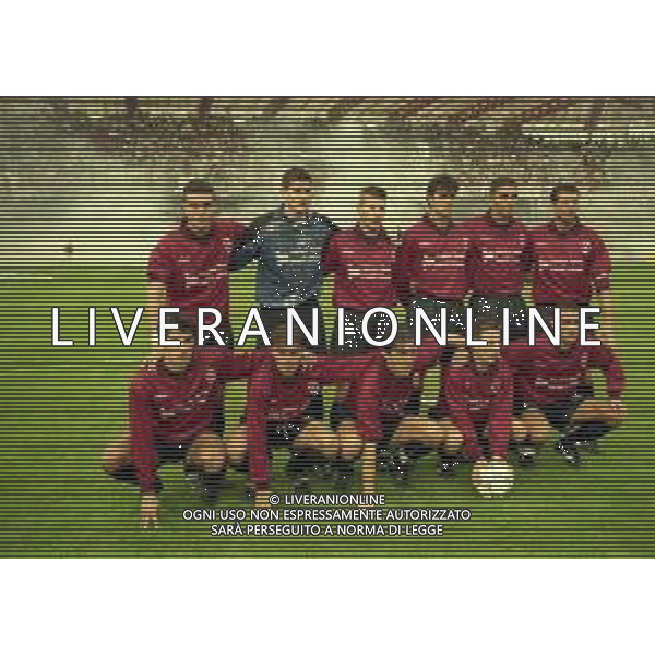 09-11-1997 CESENA-CAMPIONATO DI CALCIO SERIE C1 CESENA LIVORNO 4-0 NELLA FOTO FORMAZIONE LIVORNO 1997-1998 AG ALDO LIVERANI SAS