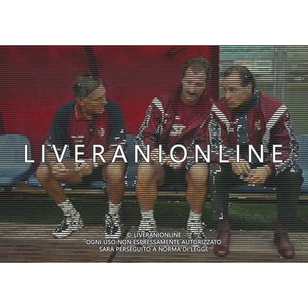 17-08-1997 COMO- COPPA ITALIA COMO TORINO 4-2 NELLA FOTO GRAEME SUONESS ALLENATORE TORINO CALCIO CON LIDO VIERI E GIUSEPPE ACCARDI AG ALDO LIVERANI SAS