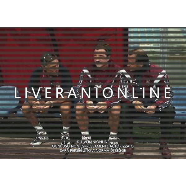 17-08-1997 COMO- COPPA ITALIA COMO TORINO 4-2 NELLA FOTO GRAEME SUONESS ALLENATORE TORINO CALCIO CON LIDO VIERI E GIUSEPPE ACCARDI AG ALDO LIVERANI SAS