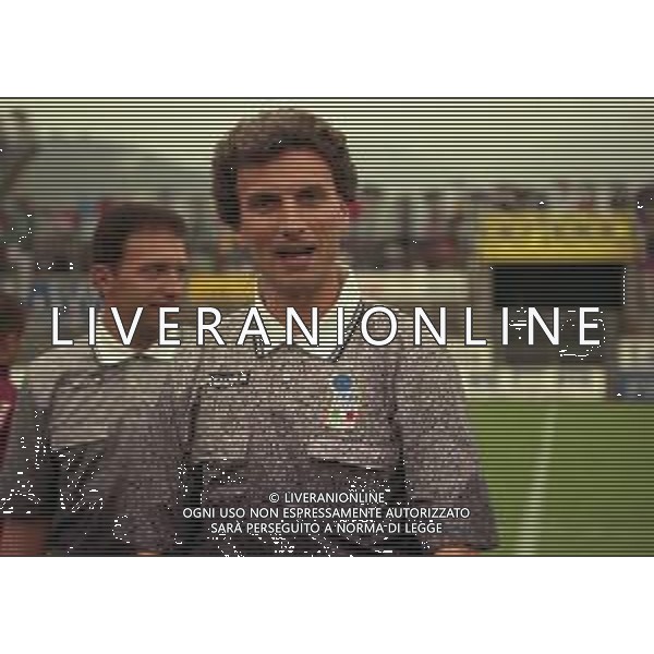 17-08-1997 COMO- COPPA ITALIA COMO TORINO 4-2 NELLA FOTO ARBITRO SALVATORE RACALBUTO AG ALDO LIVERANI SAS