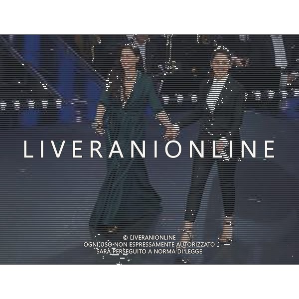 69mo Festival della Canzone Italiana Sanremo 2019 - Quarta Serata Sanremo (Imperia) - 08.02.2019 Nella Foto: Anna Tatangelo con Syria /Ph.Vitez-Ag. Aldo Liverani