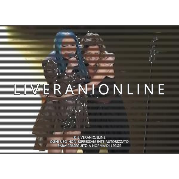 69mo Festival della Canzone Italiana Sanremo 2019 - Quarta Serata Sanremo (Imperia) - 08.02.2019 Nella Foto: Loredana Berte’ con Irene Grandi /Ph.Vitez-Ag. Aldo Liverani