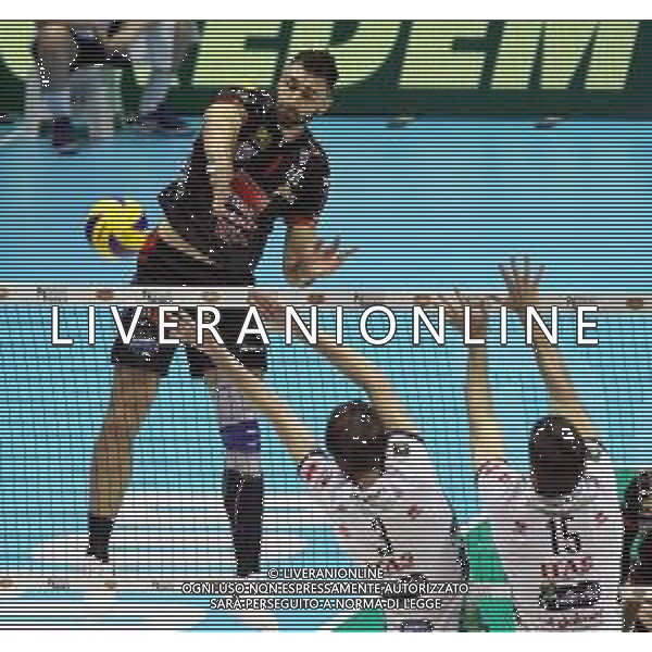 09 02 2019 CASALECCHIO DI RENO UNIPOL ARENA FINALI COPPA ITALIA PALLAVOLO MASCHILE ITAS TRENTINO-CUCINE LUBE CIVITANOVA NELLA FOTO SOKOLOV TSVETAN LUBE FOTO GIANNI SANNA-AG ALDO LIVERANI SAS