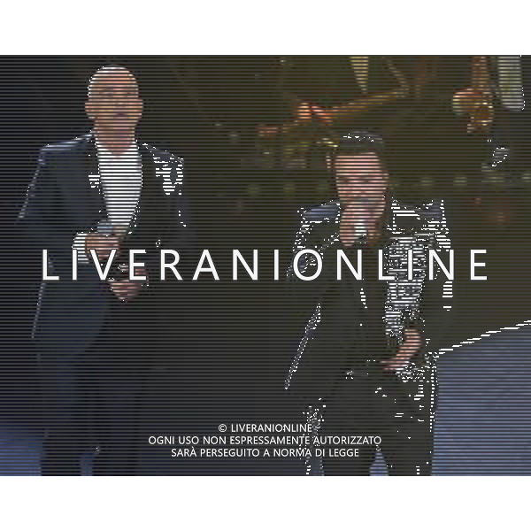 69mo Festival della Canzone Italiana Sanremo 2019 - Quinta Serata Sanremo (Imperia) - 09.02.2019 Nella Foto: Eros Ramazzotti Luis Fonsi /Ph.Vitez-Ag. Aldo Liverani