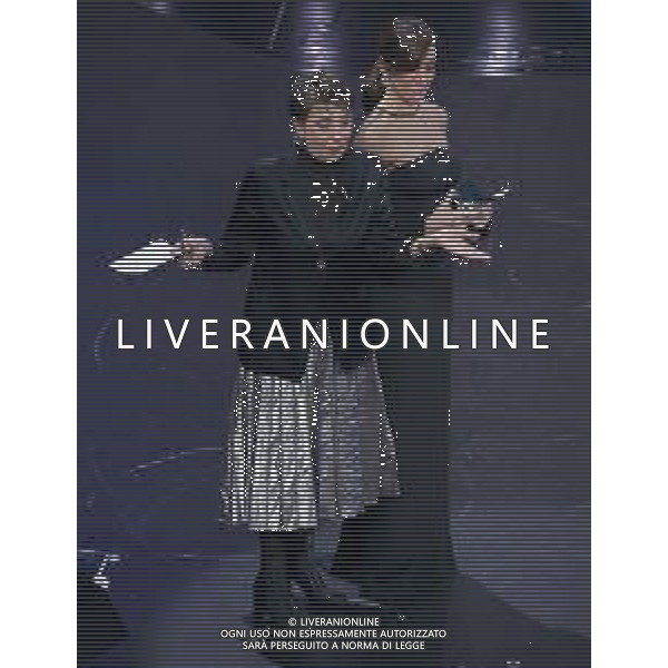 69mo Festival della Canzone Italiana Sanremo 2019 - Quinta Serata Sanremo (Imperia) - 09.02.2019 Nella Foto: serena dandini Virginia Raffaele /Ph.Vitez-Ag. Aldo Liverani