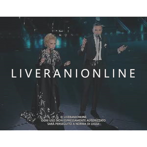 69mo Festival della Canzone Italiana Sanremo 2019 - Quinta Serata Sanremo (Imperia) - 09.02.2019 Nella Foto: Patty Pravo con Briga /Ph.Vitez-Ag. Aldo Liverani