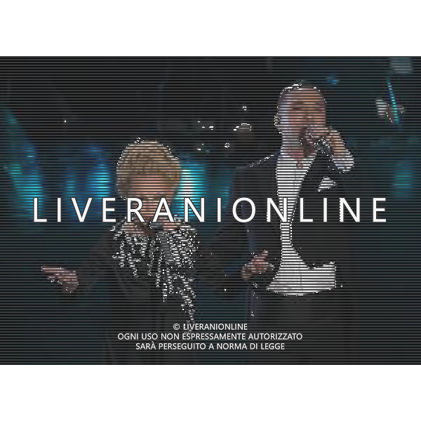 69mo Festival della Canzone Italiana Sanremo 2019 - Quinta Serata Sanremo (Imperia) - 09.02.2019 Nella Foto: Patty Pravo con Briga /Ph.Vitez-Ag. Aldo Liverani