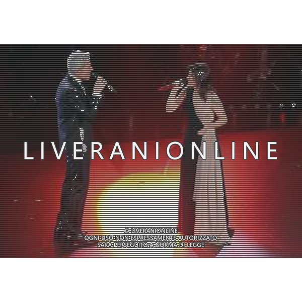 69mo Festival della Canzone Italiana Sanremo 2019 - Quinta Serata Sanremo (Imperia) - 09.02.2019 Nella Foto: Elisa Claudio Baglioni /Ph.Vitez-Ag. Aldo Liverani
