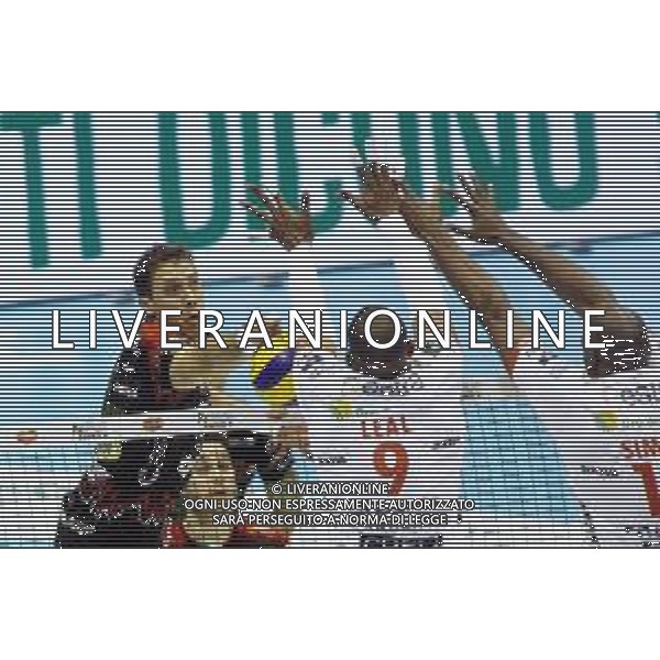 CASALECCHIO DI RENO FINALE COPPA ITALIA SIR SAFETY CONAD PERUGIA-CUCINE LUBE CIVITANOVA 3-2 NELLA FOTO ALEKSANDAR ATANASIJEVIC PERUGIA FOTO GIANNI SANNA-AG ALDO LIVERANI SAS