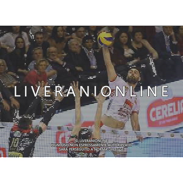 CASALECCHIO DI RENO FINALE COPPA ITALIA SIR SAFETY CONAD PERUGIA-CUCINE LUBE CIVITANOVA 3-2 NELLA FOTO SOKOLOV TSVETAN LUBE CIVITANOVA FOTO GIANNI SANNA-AG ALDO LIVERANI SAS