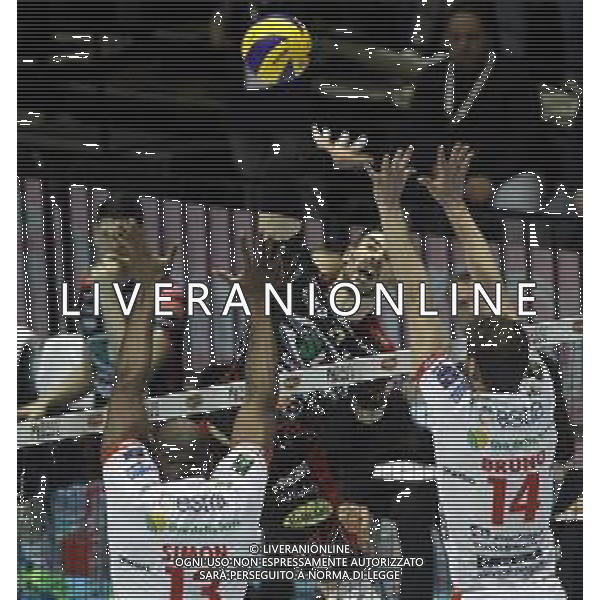 CASALECCHIO DI RENO FINALE COPPA ITALIA SIR SAFETY CONAD PERUGIA-CUCINE LUBE CIVITANOVA 3-2 NELLA FOTO FILIPPO LANZA PERUGIA FOTO GIANNI SANNA-AG ALDO LIVERANI SAS