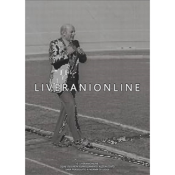 1975 VARESE-RADUNO NAZIONALE ITALIANA DI CALCIO NELLA FOTO FULVIO BERNARDINI ALLENATORE NAZIONALE ITALIANA AG ALDO LIVERANI SAS