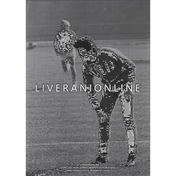 1975 VARESE-RADUNO NAZIONALE ITALIANA DI CALCIO NELLA FOTO MORENO ROGGI AG ALDO LIVERANI SAS