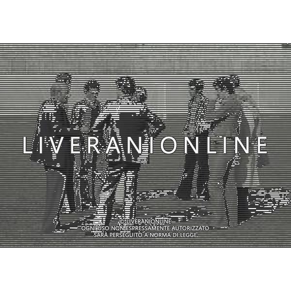 1975 VARESE-RADUNO NAZIONALE ITALIANA DI CALCIO NELLA FOTO FULVIO BERNARDINI ALLENATORE NAZIONALE ITALIANA AG ALDO LIVERANI SAS