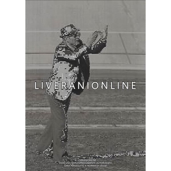 1975 VARESE-RADUNO NAZIONALE ITALIANA DI CALCIO NELLA FOTO FULVIO BERNARDINI AG ALDO LIVERANI SAS