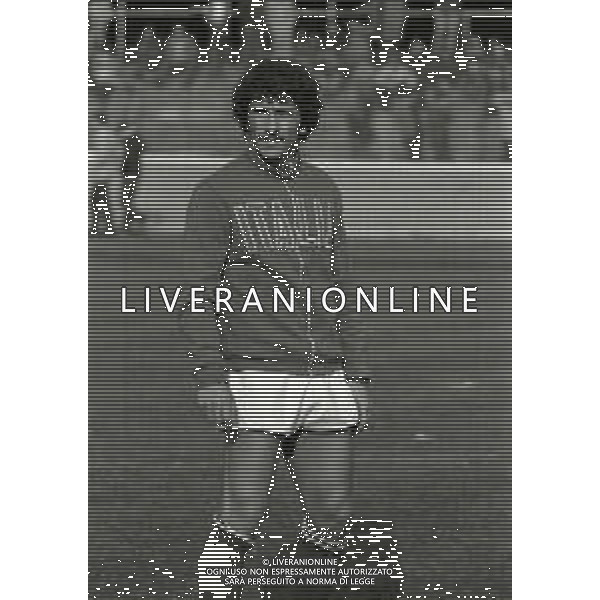 1975 VARESE-RADUNO NAZIONALE ITALIANA DI CALCIO NELLA FOTO GIUSEPPE SAVOLDI AG ALDO LIVERANI SAS