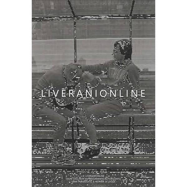 1975 VARESE-RADUNO NAZIONALE ITALIANA DI CALCIO NELLA FOTO REBERTO BETTEGA AG ALDO LIVERANI SAS