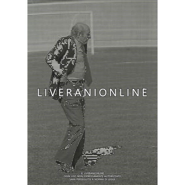 1975 VARESE-RADUNO NAZIONALE ITALIANA DI CALCIO NELLA FOTO FULVIO BERNARDINI AG ALDO LIVERANI SAS