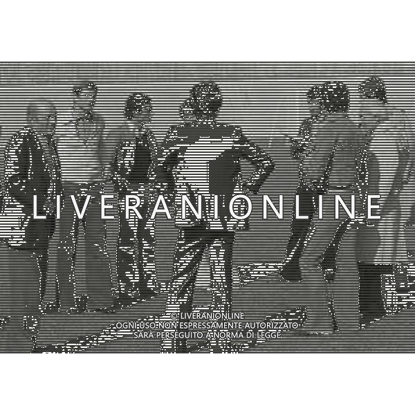 1975 VARESE-RADUNO NAZIONALE ITALIANA DI CALCIO NELLA FOTO FULVIO BERNARDINI AG ALDO LIVERANI SAS