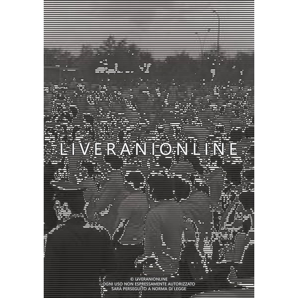 1974 AEROEPORTO MALPENSA RIENTRO DELLA NAZIONALE ITALIANA DI CALCIO DAI CAMPIONATI DEL MONDO GERMANIA 74 AG ALDO LIVERANI SAS