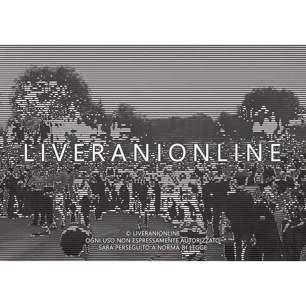 1974 AEROEPORTO MALPENSA RIENTRO DELLA NAZIONALE ITALIANA DI CALCIO DAI CAMPIONATI DEL MONDO GERMANIA 74 AG ALDO LIVERANI SAS