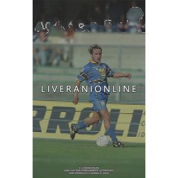 1997-1998 VERONA-CAMPIONATO DI CALCIO SERIE B VERONA REGGIANA 0-5 NELLA FOTO CHRISTIAN BROCCHI AG ALDO LIVERANI SAS